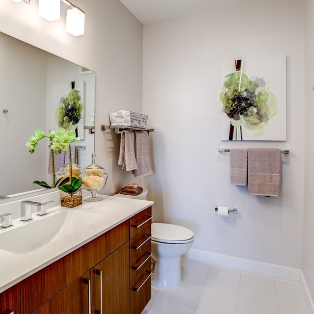 The Danforth - Spacious Bathroom with Vanity and Bath tub